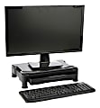 Mind Reader Rotative Extra-Wide Adjustable Monitor Riser With Drawer, 3-5/16"H x 15-3/4"W x 11"D, Black 1 thumbnail image