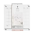 U Brands® Acrylic Monthly Calendar Dry-Erase Board With Magnetic Bulletin Bar, 16” x 16”, Clear 1 thumbnail image