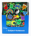 Inkology Corey Paige Notebooks, 8-1/2" x 11", College Ruled, 140 Pages (70 Sheets), Assorted Designs, Pack Of 12 Notebooks