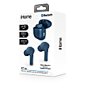 Bytech iHome XT-62 True Wireless Bluetooth In-Ear Earbuds, Blue, HMAUBE233BL 1 thumbnail image