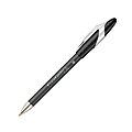 Paper Mate® FlexGrip Elite™ Ballpoint Stick Pen, Medium Point, 1.0 mm, Black Barrel, Black Ink