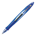 Pilot® G-6 Retractable Gel Ink Rollerball Pen, 0.7 mm, Fine Point, Blue Barrel, Blue Ink