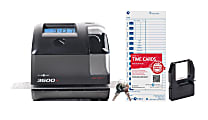 Pyramid™ 3600SS SmartSite Time Clock And Document Stamp, Black 1 thumbnail image