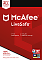 McAfee® LiveSafe, For Unlimited Devices, Antivirus Security Software, 1-Year Subscription, Product Key