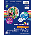 Riverside 3D Construction Paper - Project, Modeling - 9" x 12" - 220 / Pack - Black, Blue, Brown, Green, Light Blue, Orange, Pink, Red, White, Yellow