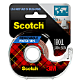 Scotch Poster Tape with Dispenser, Removable, 3/4 in x 150 in, 1 Tape Roll, Clear, Home Office and School Supplies