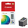Canon® CL-31 Tri-Color Ink Cartridge, 1900B002