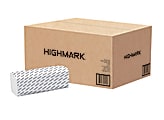 Highmark® ECO Single-Fold 2-Ply Paper Towels, 100% Recycled, White, 250 Sheets Per Roll, Pack Of 16 Rolls