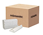 Highmark® ECO C-Fold 1-Ply Paper Towels, 100% Recycled, 200 Sheets Per Pack, Case Of 12 Packs