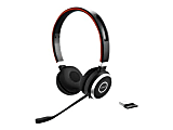 Jabra Evolve 65 UC Stereo (SME) - Headset - on-ear - Bluetooth - wireless - USB - noise isolating 1 thumbnail image