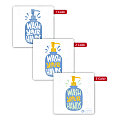 Custom Printed 1, 2 or 3 Color Window Cling Decal, 3" x 3" Square, Box of 250 1 thumbnail image