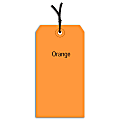 Partners Brand Prestrung Color Shipping Tags, #7, 5 3/4" x 2 7/8", Orange, Box Of 1,000 1 thumbnail image