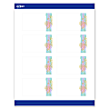 Avery® Printable Cards With Sure Feed® Technology, 2" x 3-1/2", Matte White With Watercolor/Gold Leaf Design, Pack Of 80 1 thumbnail image