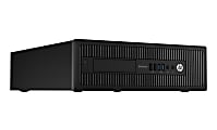 HP EliteDesk 800 G1 SFF Refurbished Desktop PC, Intel® Core™ i3, 8GB Memory, 240GB Solid State Drive, Windows® 10, RF610300