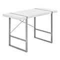 Monarch Specialties Randy 49"W Computer Desk, White 1 thumbnail image