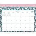 2023-2024 Cambridge® Pippa Academic Monthly Desk Pad Calendar, 21-3/4" x 17", July 2023 To June 2024, 1668-704A