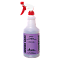 RMC Snap! Spray Bottle For RMC Enviro Care Glass Cleaner, 1 Qt, Clear Frosted, Pack Of 48 1 thumbnail image