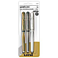 uni-ball® Impact Roller Pens, Bold Point, 1.0 mm, Assorted, Pack Of 3