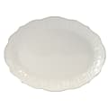 Gibson Home Royal Abbey Embossed Platter, White 1 thumbnail image