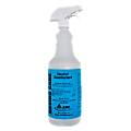 RMC Snap! Trigger Bottle For RMC Enviro Care Neutral Disinfectant, 1 Qt, Clear Frosted, Pack Of 48