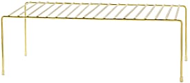Better Houseware Medium Storage Shelf, 8-1/4” x 16-3/4”, Brass 1 thumbnail image