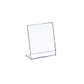 Azar Displays Acrylic L-Shaped Sign Holders, 4" x 6", Clear, Pack Of 10 1 thumbnail image