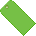 Partners Brand Color Shipping Tags, #5, 4 3/4" x 2 3/8", Green, Box Of 1,000 1 thumbnail image