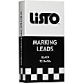 Listo Marking Pencil Refills - Black - 72 / Box 1 thumbnail image