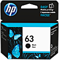 HP 63 Black Ink Cartridge, F6U62AN 1 thumbnail image
