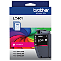 Brother® LC401 Magenta Ink Cartridge, LC401M 1 thumbnail image