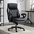 Serta® SmartLayers™ Everett Big & Tall Ergonomic Vegan Leather High-Back Executive Office Chair, Black/Dark Gray, BIFMA Compliant 1 thumbnail image
