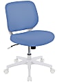 Realspace® Adley Mesh/Fabric Low-Back Task Chair, Blue/White