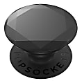 PopSockets Phone Stand, 1.5"H x 1.5"W x 0.25"D, Metallic Diamond Black