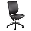 Safco® Sol Vinyl Mid-Back Task Chair, Black