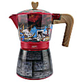 Cocina Criolla Greca 6-Cup Burbu Primula Classic Stovetop Espresso And Coffee Maker, Multicolor, Total Qty 1 1 thumbnail image