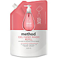 Method® Antibacterial Gel Hand Wash Soap, Pink Grapefruit Scent, 34 Oz Bottle
