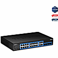 TRENDnet 20-Port Gigabit Web Smart Switch; 16x Gigabit Ports; 4x shared Gigabit Ports (RJ-45/SFP) 1 thumbnail image
