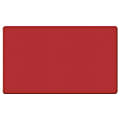 Ghent Fabric Bulletin Board With Wrapped Edges, 11-7/8" x 47-7/8", Red 1 thumbnail image