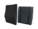Medline Standard Wheelchair Back Cushion, Lumbar, 16", Black 1 thumbnail image