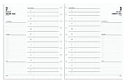 TUL® Discbound Daily Refill Pages, Letter Size, January To December 2023