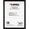 Lorell Wide Frame - 24" x 36" Frame Size - Rectangle - Horizontal, Vertical - Black - 1 Each 1 thumbnail image