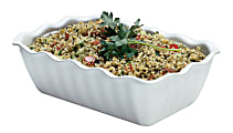 Cambro Plastic Deli Crocks, 2.2 Qt, White, Pack Of 6 Crocks 1 thumbnail image
