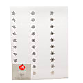 Gartner Studios® Holiday Copier/Inkjet/Laser Address Labels, 75109, Silver Foil Snowflakes, 2 3/4" x 1", Pack Of 150