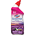 Clorox Scentiva Gel Toilet Bowl Cleaner, Tuscan Lavender Jasmine Scent, 24 Oz