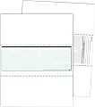 Blanks/USA Kan't Kopy Security Check-In-The-Middle Paper, Letter Size (8 1/2" x 11"), Ream Of 500 Sheets, Void Green