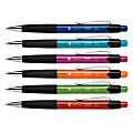 FORAY® Retractable Ballpoint Pens, Medium Point, 1.0 mm, Assorted Barrels, Blue Ink, Pack Of 12 1 thumbnail image