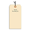 Office Depot® Brand Prestrung Manila Shipping Tags, 10 Point, #7, 5 3/4" x 2 7/8", Box Of 1,000