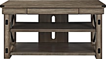 Ameriwood™ Home Wildwood TV Stand For Flat-Screen TVs Up To 50", Black/Brown
