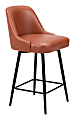 Zuo Keppel Counter-Height Stools, Brown, Set Of 2 Stools 1 thumbnail image