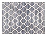 Anji Mountain Mitte Rug’d Chair Mat, 1/4"H x 36”W x 48”D, Gray/Beige